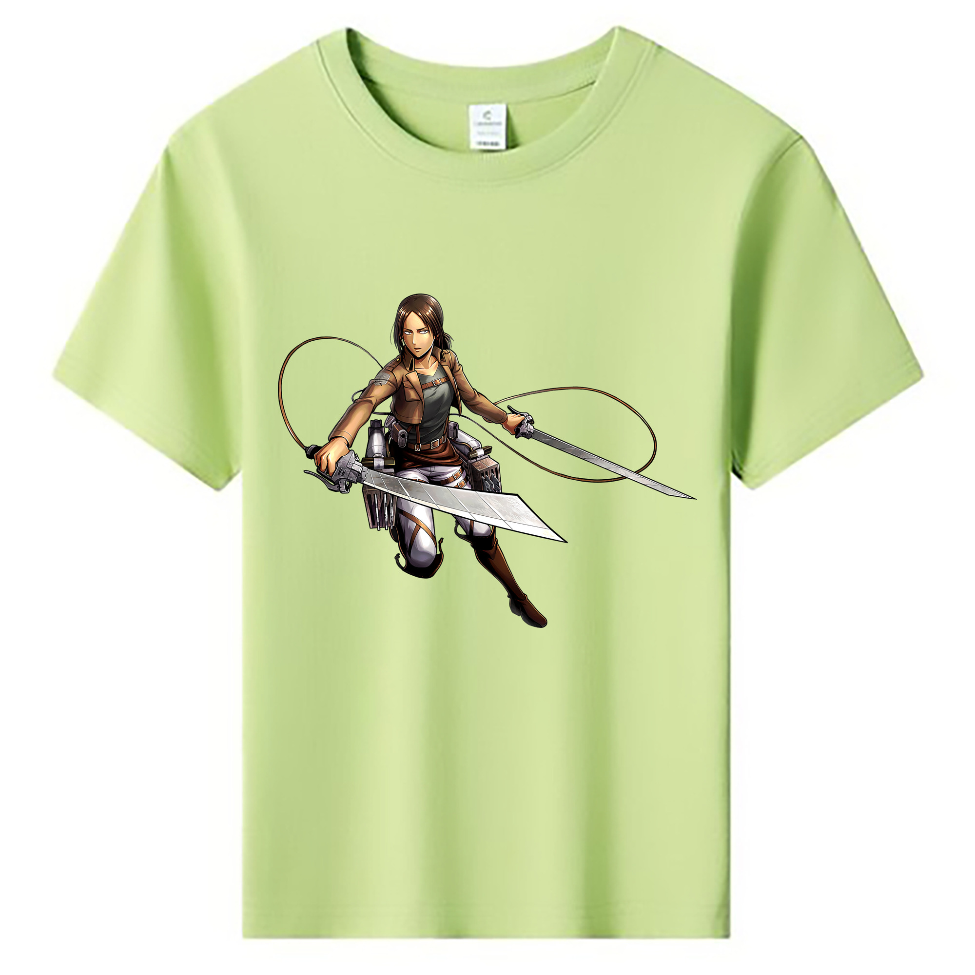（画像用） 進撃の巨人 Attack on Titan 綿100％キッズTシャツ（フロントプリント）